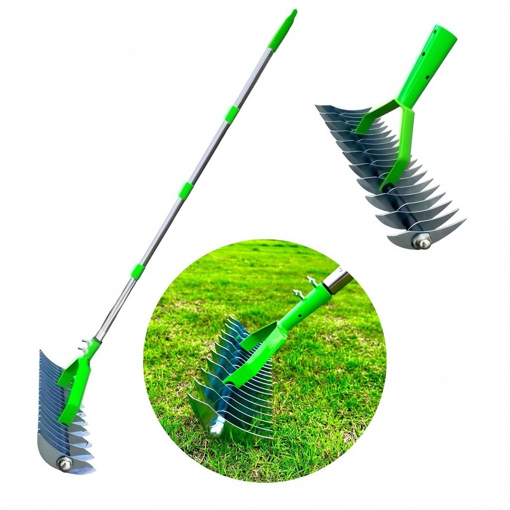 Gardening Tools Lawn Dead Grass Rake Garden Leaf Rake Soil Looser
