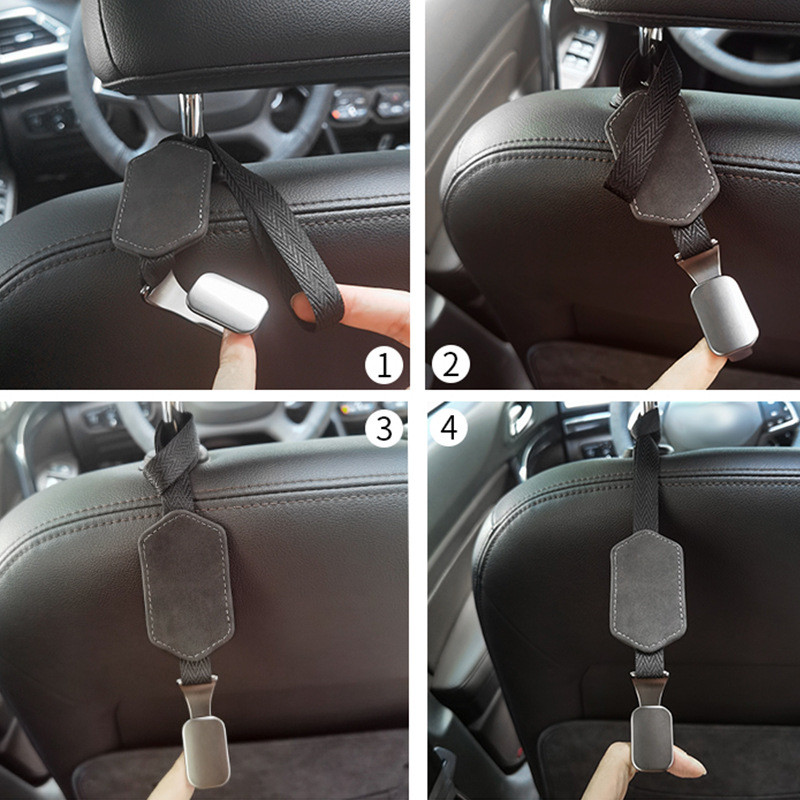 Car Hook Car Interior Car Special Seat Back Car Suede Rear Car Car Creative Interior Supplies W9iY
