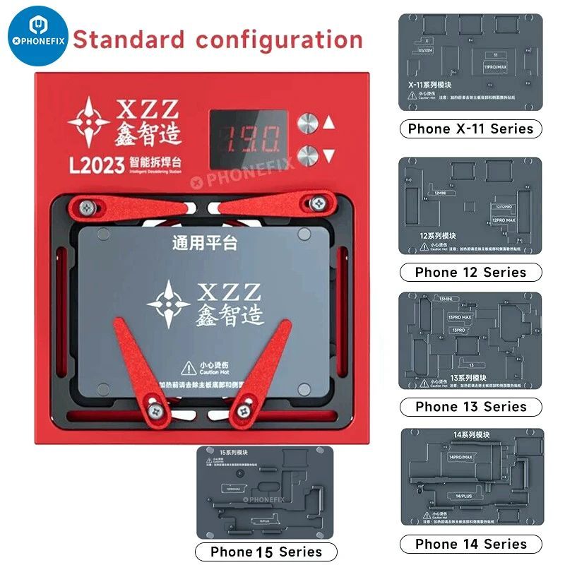 Xinzhizao XZZ L2023 อัจฉริยะ Desoldering Station Preheating แพลตฟอร์มสําหรับ iPhone X-15PM Android โ