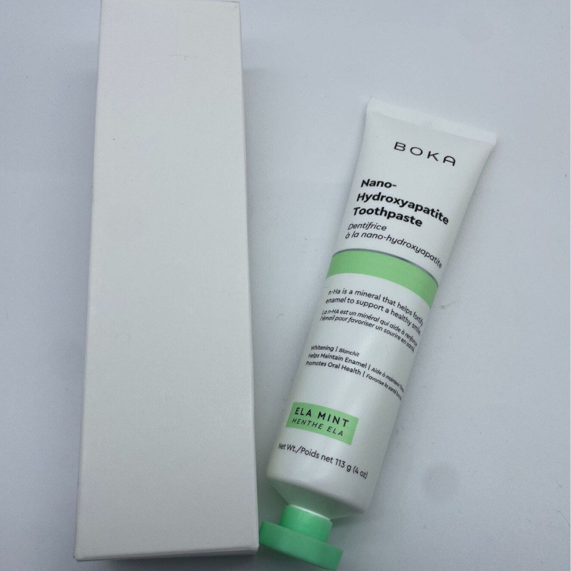Hot Sale#United States Boka Ela Mint Natural Anti-sensitive fluoride-free toothpaste for adults and children118ml10aa