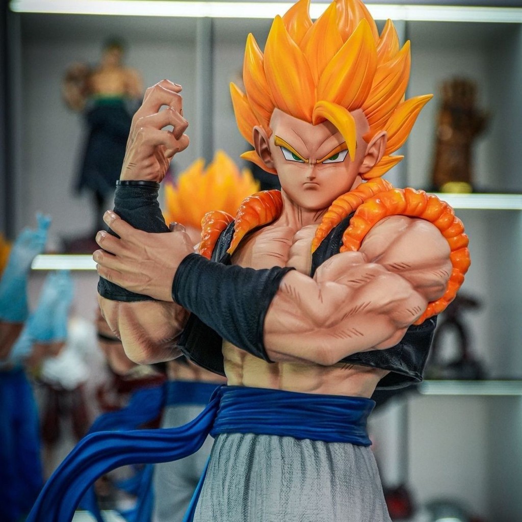 [Statue Brother JT] Double King Gogeta รุ่นสูง 53 ซม.Dragon Ball รูปอะนิเมะรุ่นตกแต่งของขวัญ 11.17