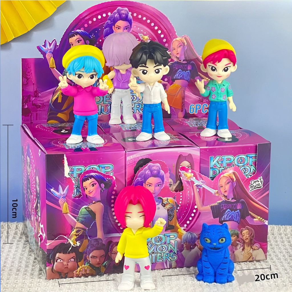 Saja Boys Action Figure Demon Hunters รุ่น 6 ခု (Blind Box) KPop ကစားစရာ/စုဆောင်းရန်