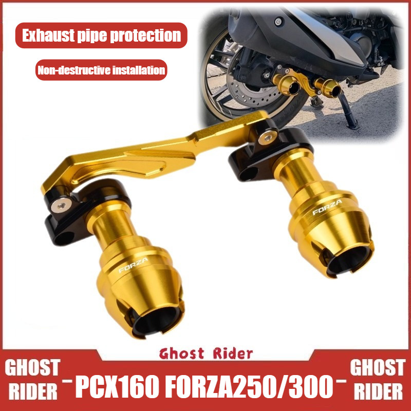 สําหรับ HONDA PCX160 FORZA250 FORZA300 NSS350 ไอเสีย Protector Crash Bar Anti-Fall Slider