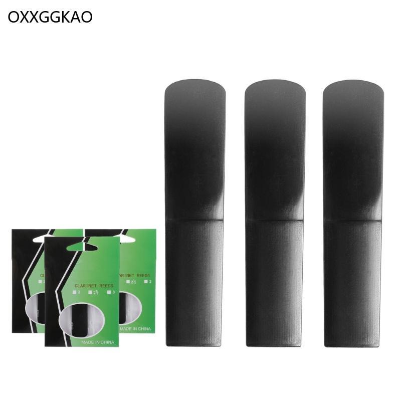 OXXGGKAO 3 ชิ้นเรซิ่น Clarinet Mouthpiece Reed Strength 1 5 2 0 2 5 Clarinet Reed