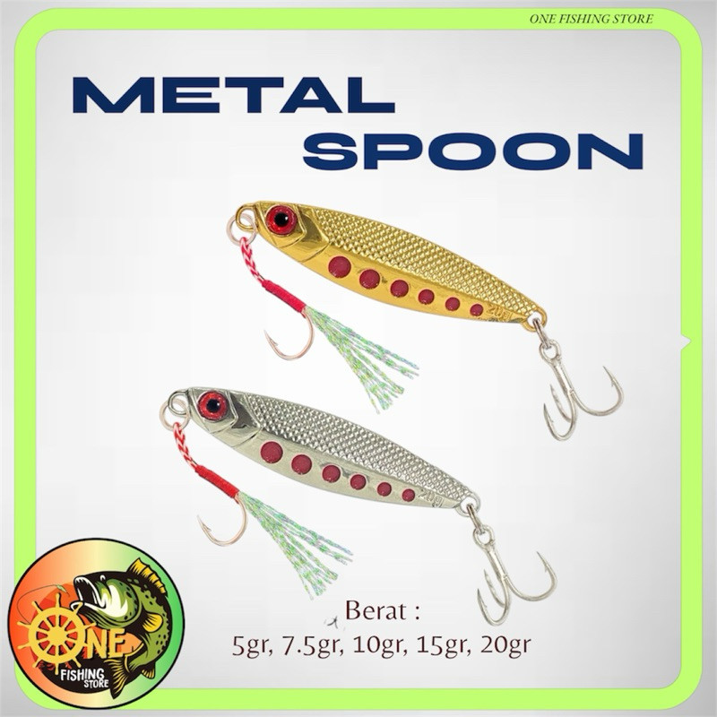 Metal Jig Metal Spoon Micro Spoon – เหยื่อตกปลาจิ๊กกิ้งน้ําหนักเบาพิเศษที่ดีที่สุด