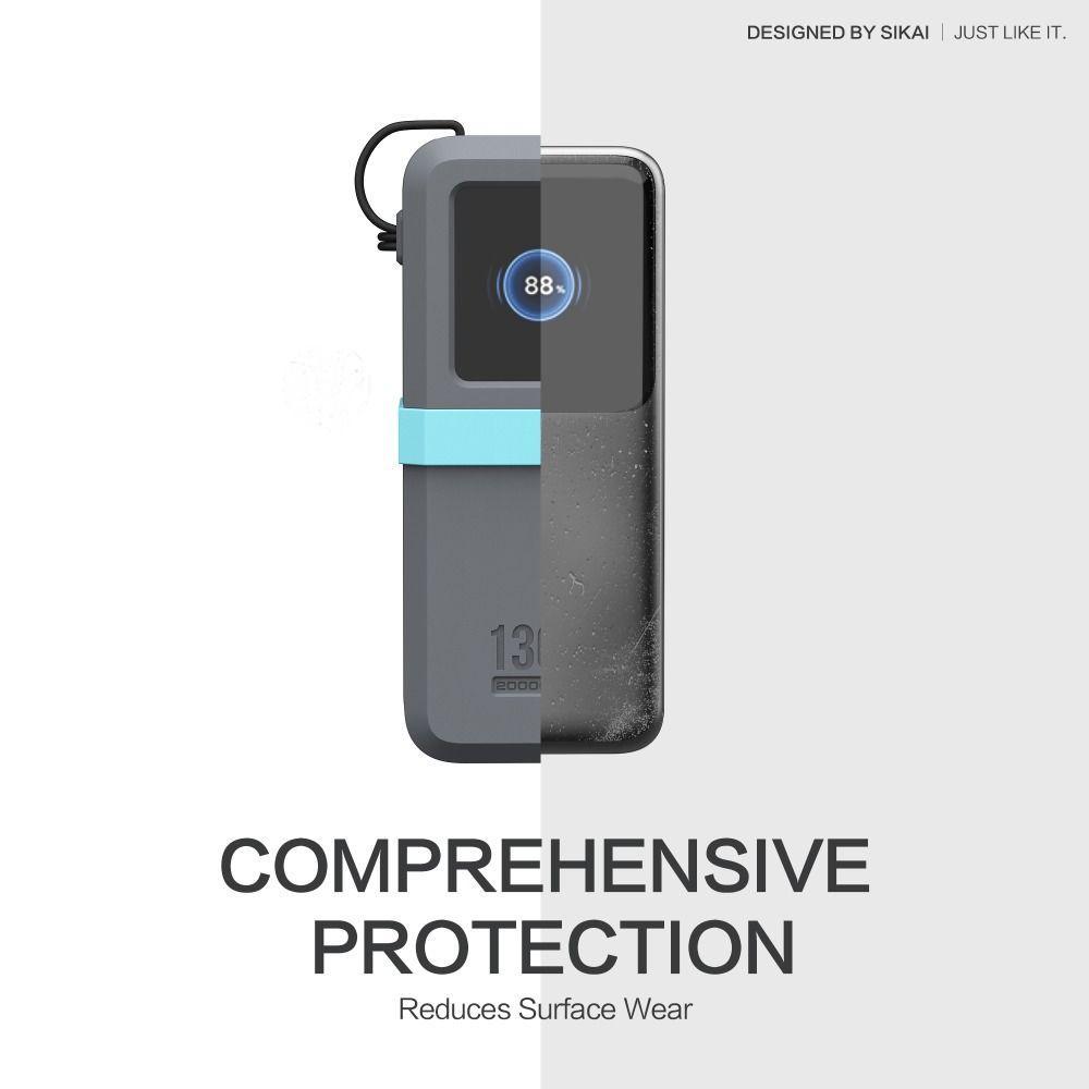 จัดส่งจากประเทศไทยEXTR Protective ,ซิลิโคนอ่อนนุ่มกันฝุ่น,คุณภาพสูงกันกระแทกพกพาพกพาพกพาสําหรับ UGREEN Nexode Power Bank 20000mAh 130W/12000mAh 100W Travel - รูปที่ 3