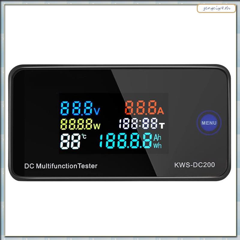 [ZBM] ไม่มีแบตเตอรี่สําหรับ KWS DC200 100A พร้อมแอมป์มิเตอร์จอแสดงผล LCD