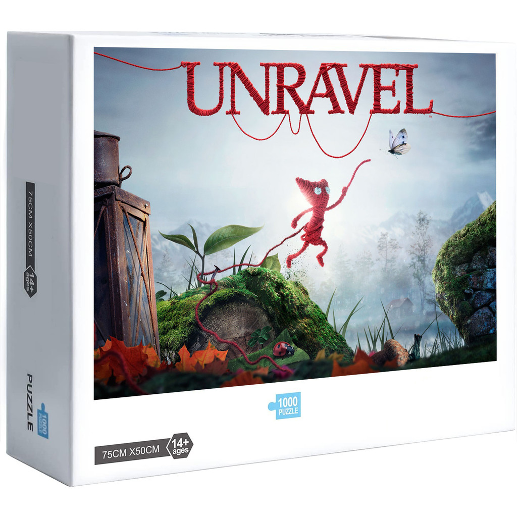 Unravel เกมจิ๊กซอว์ปริศนาของเล่นตกแต่งของขวัญ 1000 ชิ้น