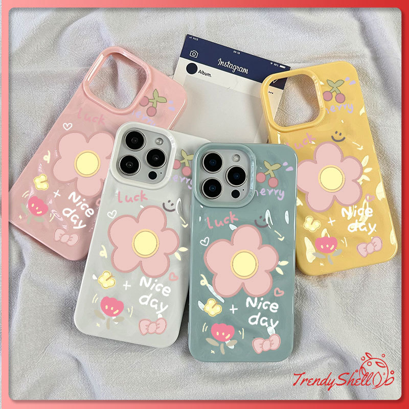เคสเหมือนอุกกาบาต ดอกไม้สีชมพู ผีเสื้อ โค้งคำนับ สําหรับ IPhone17 17pro 16 15 13 12 11 7 8plusPro Promax X XR XS