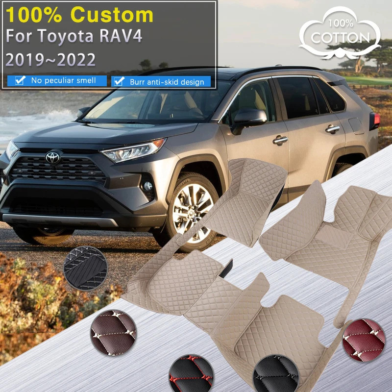 รถสําหรับ Toyota Rav4 Rav 4 Suzuki Across Xa50 2019 2025 2025 พรมหนังรถอุปกรณ์เสริมอัตโนมัติพรม