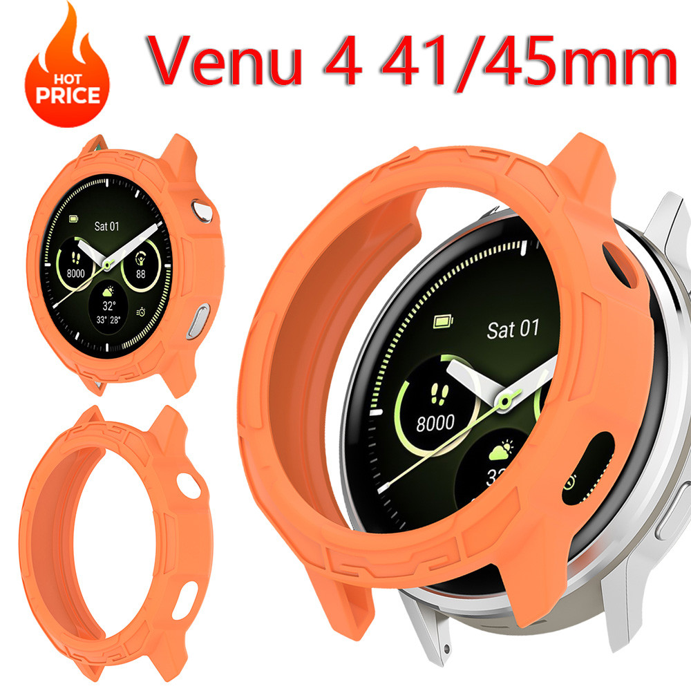 เคส TPU สําหรับ Garmin Venu 4 45 มม. 41 มม. ปกอ่อน BumperProtector Shell อุปกรณ์เสริม