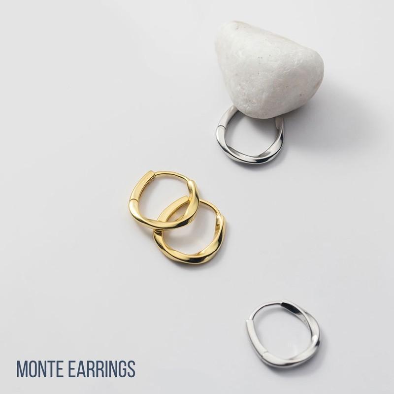 Monte Earrings ต่างหูเงินแท้ S925 [MERCELO]