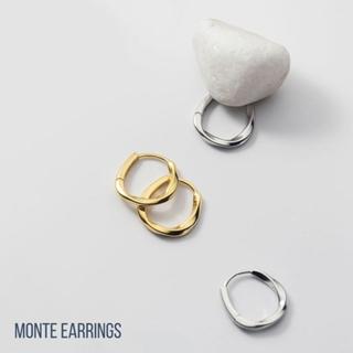 Monte Earrings ต่างหูเงินแท้ S925 [MERCELO]