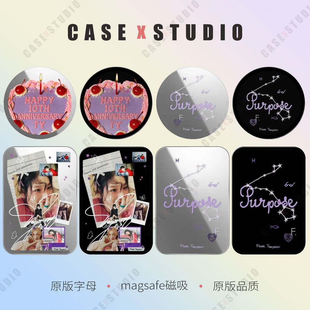 magsafe card wallet magsafe Case Co-Branded Jintaiyan 10th Anniversary MagSafe Magnetic Folding Retr