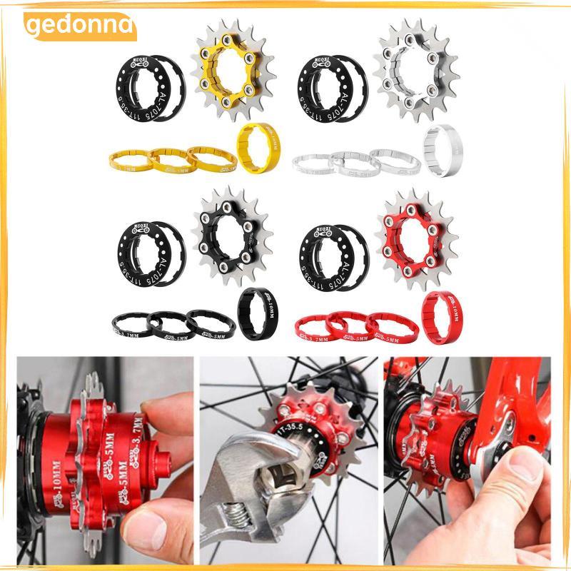 [gedonna] Steel Single Cassette Cog MTB Fix Gear Bike Bicycle 17T Adapter 7-10s HG Hub Freewheel Loc