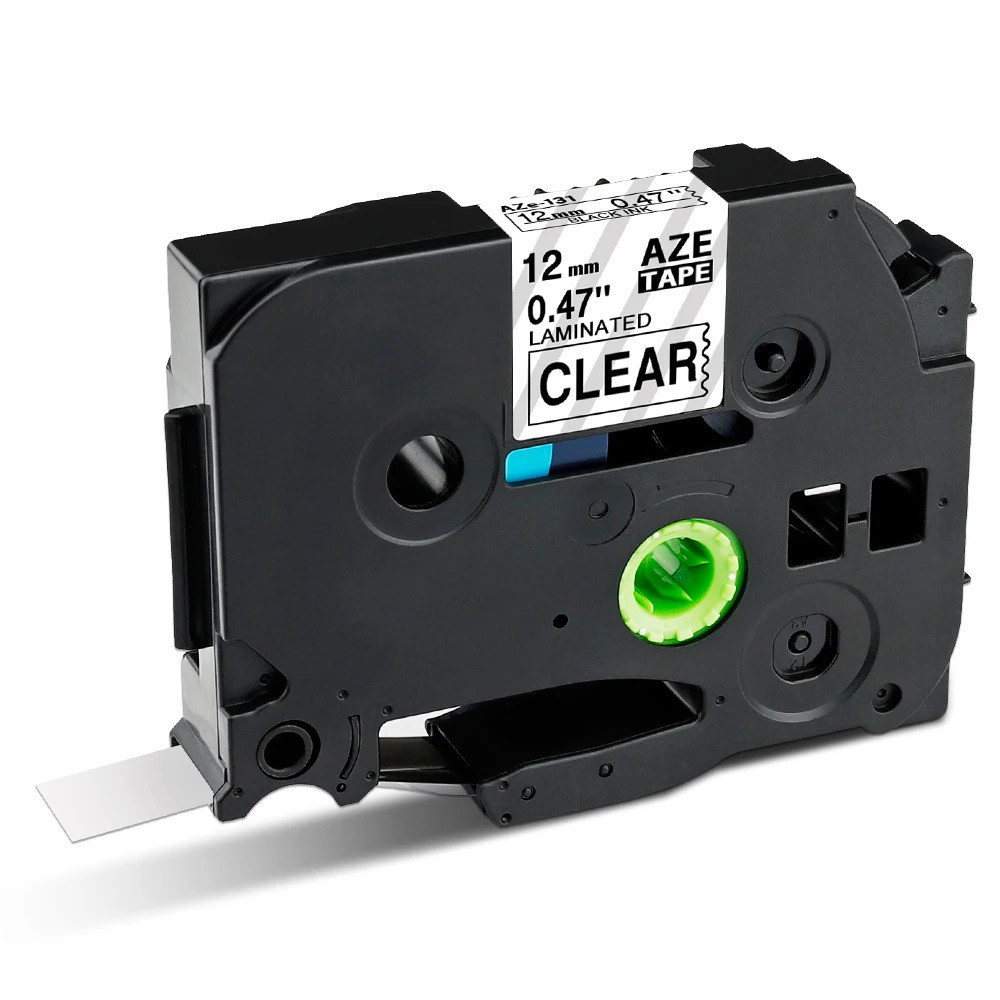 Aken 1pcs Tze-231 เทปฉลากสําหรับ Brother P-touch เครื่องพิมพ์ฉลาก 6/9/12/24 มม.ริบบิ้นเทปสําหรับ Pt-