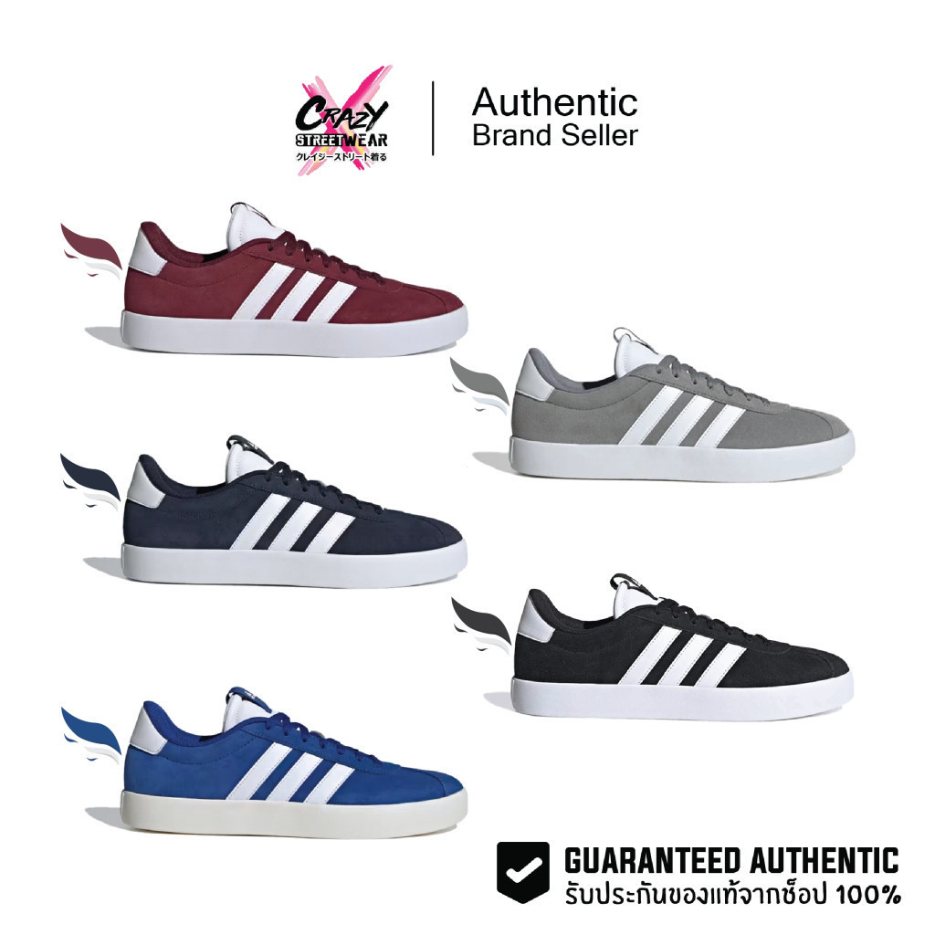 Adidas VL Court 3.0 ของแท้ (ID6275/ID6276/ID6278/IF4457/IF4458) สินค้าที่ได้รับอนุญาตอย่างเป็นทางการ