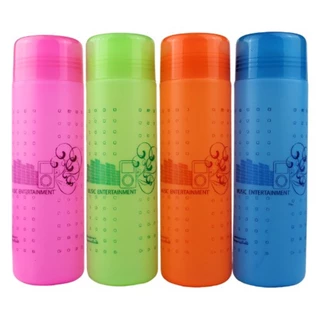 กระบอกน้ำพลาสติก ขวดน้ำ กระบอกแช่ ขวดใส่น้ำ แพ็ค 3 ขวด 750ml / 1200ml คละสี