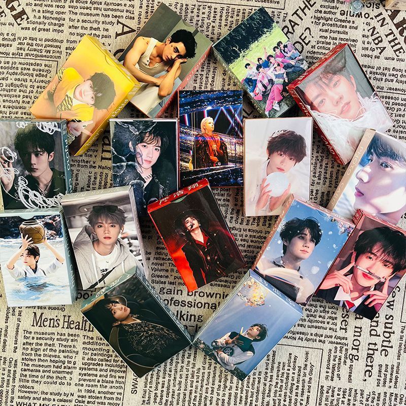 ไอดอลรอบดาว สินค้าดารายอดนิยมเพลง Yuqi กวางขาว King Crane Xiao Zhan Wang Yi Haotian Jiarui ภาพถ่ายดา