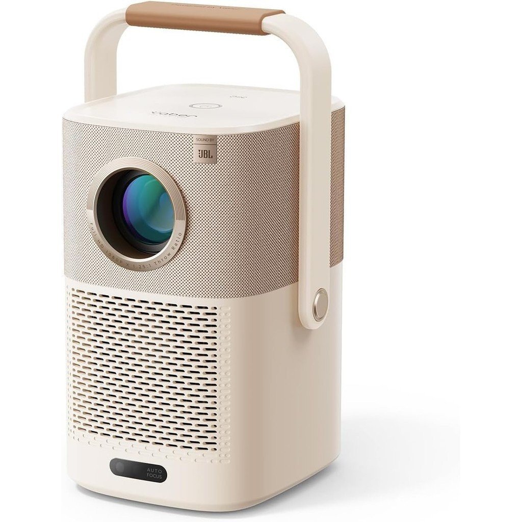 โปรเจคเตอร์พกพาพร้อมเสียง JBL แบตเตอรี่ในตัว Yaber T2 Full HD พื้นเมือง 1080P โปรเจคเตอร์วิดีโอ WiFi