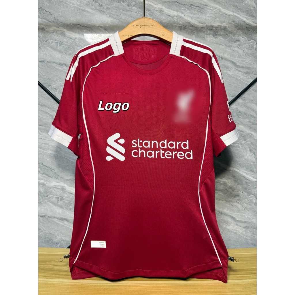 Liver Pool Player 2025/26 เสื้อยืดเสื้อฟุตบอลแขนสั้นผู้ชายพร้อม #7  WIRTZ