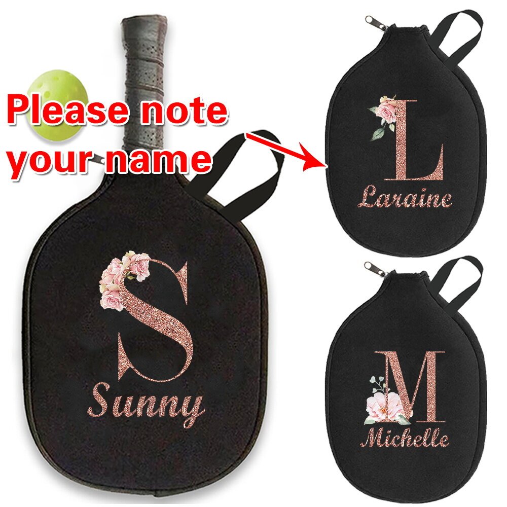 ชื่อที่กําหนดเอง Pickleball Bag Pickleball Paddle Cover Pickleball Racket Sleeve Travel Pickleball P
