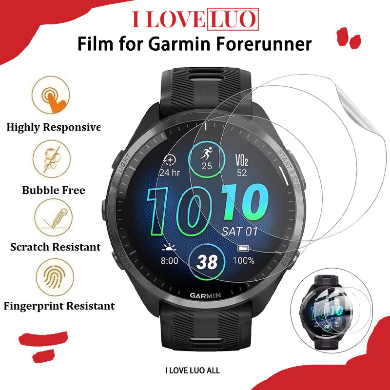 ฟิล์มไฮโดรเจลอ่อน / แก้วนิรภัย for Smartwatch Garmin Forerunner 165/Forerunner 55/Forerunner 158 อุปกรณ์ป้องกันหน้าจอ
