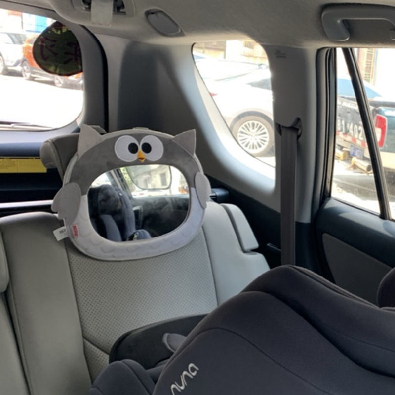 Y8N1009 คนคอลเลกชันรถนกฮูกกระจกสังเกตการ์ตูนสัตว์ตะกร้ากระจกสังเกตเด็ก yy2511.6