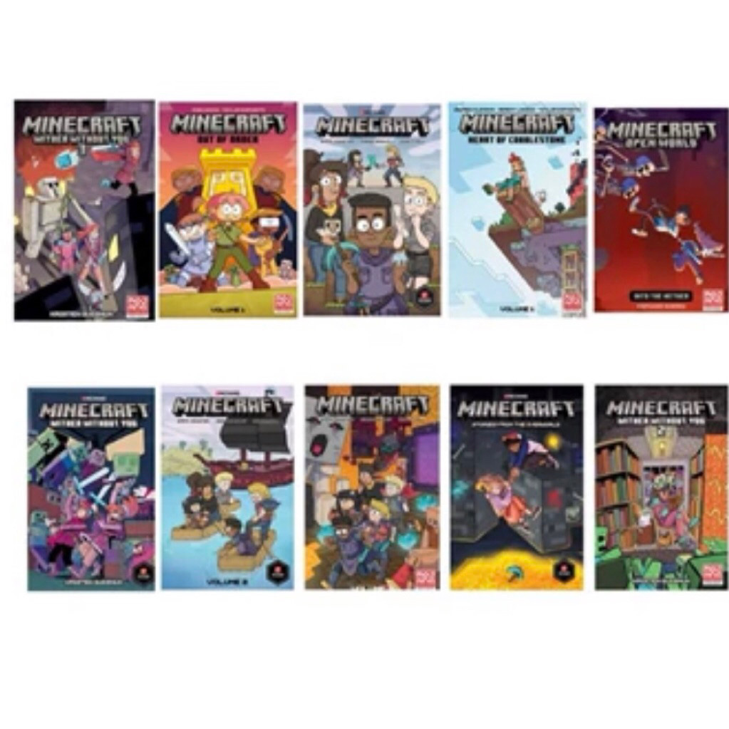 พร้อมส่ง Minecraft Graphic Novel มีทั้งหมด 10 เล่ม