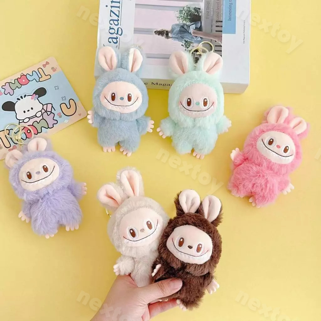 GANTUNGAN CF The Monsters Exiting Macaron พวงกุญแจตุ๊กตาฟักทอง