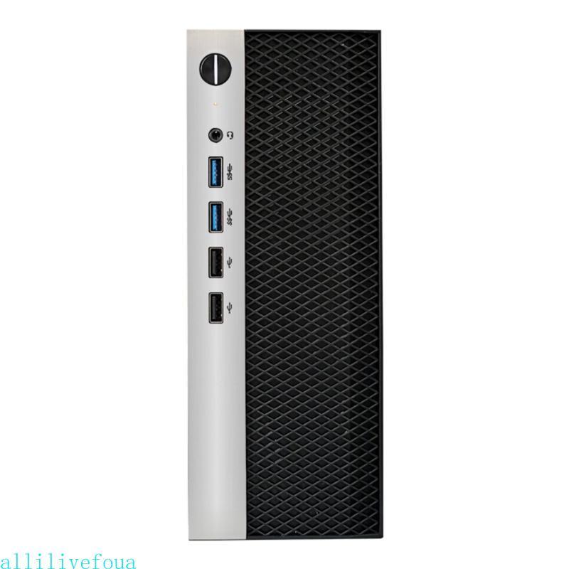 Allilivefoua A09S Miniature ITX Desktop Case แชสซีโลหะแบบพกพาประหยัดพื้นที่สําหรับโต๊ะขนาดเล็ก Setup
