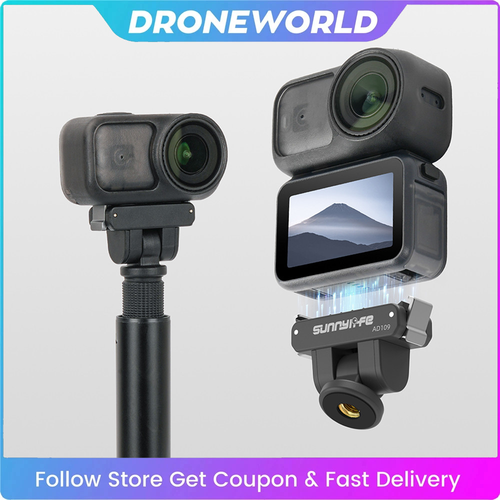 อะแดปเตอร์แม่เหล็กแบบปรับได้สําหรับ DJI Osmo Nano Quick-release Mount พร้อมสกรู 1/4 การขยายกล้องสําหรับ DJI Osmo Nano อุปกรณ์เสริม