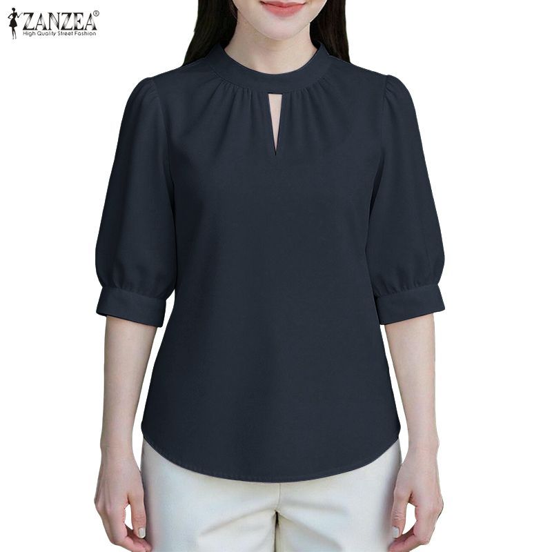ZANZEA รองเท้าแซนเดียวสไตล์เกาหลีสำหรับผู้หญิง ออกแบบแขนกลวง สวมใส่ง่ายสบาย