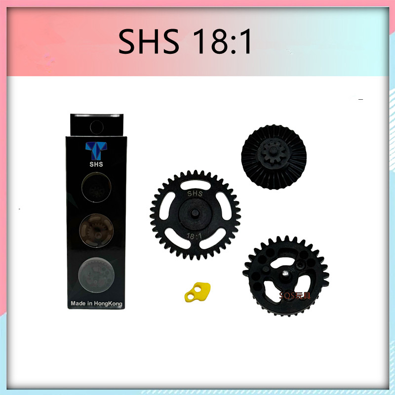 SHS กล่องสีแดง/สีดําน้ําหนักเบา CNC 42CrMo Steel Hollow Shifted Gear Set ชิ้นส่วนรถจักรยานยนต์