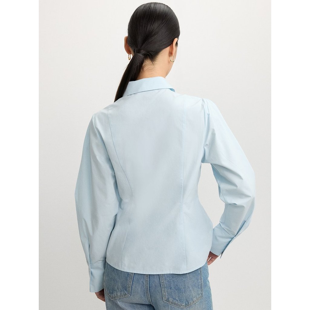 [Pomelo] เสื้อเชิ้ตผูกเนคไท / Button-Up Shirt With Tie - รูปที่ 4