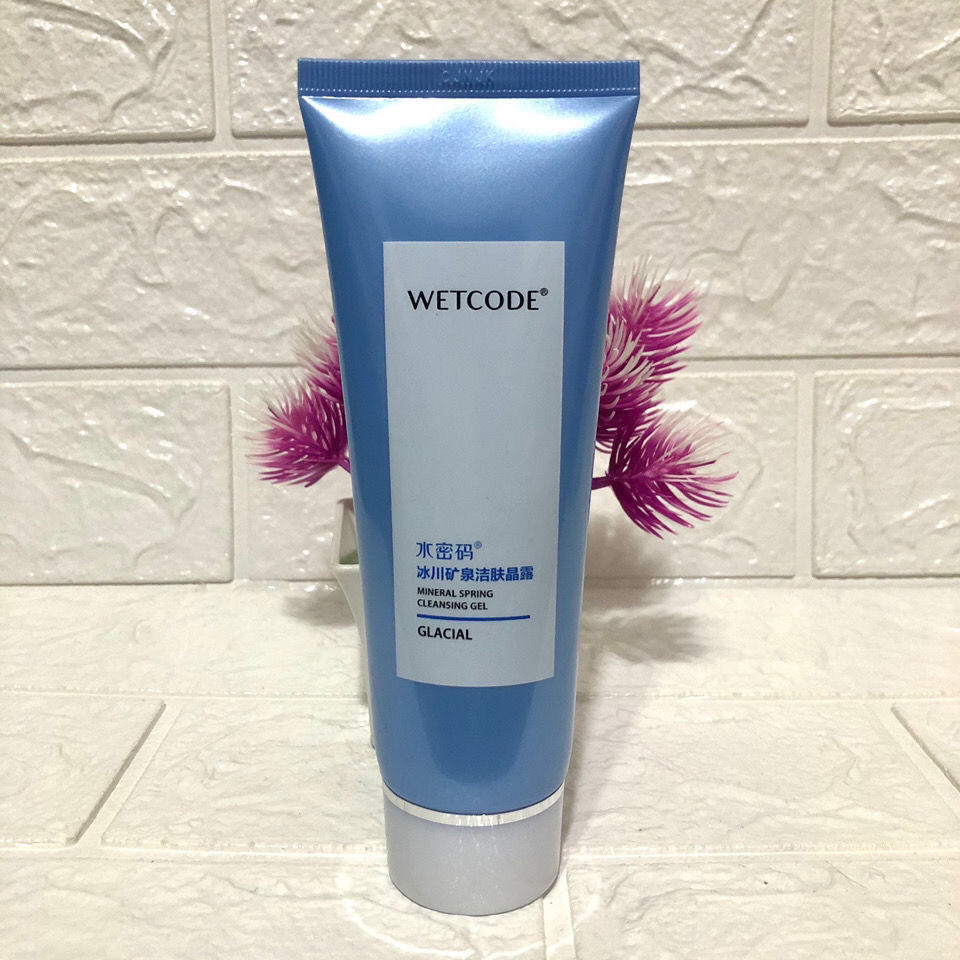 รหัสน้ํา Glacier Mineral Cleansing Crystal Lotion 100g ทําความสะอาดสดชื่นไม่แน่นฟองต่ําทําความสะอาดผ