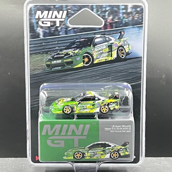MINIGT Nissan LB-Super Silhouette S15 SILVIA #555 V2 2024 Formula Drift Japan แพคแขวน