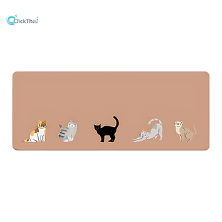 แผ่นรองเม้าส์ Mouse Pad กันน้ำ แผ่นรองเมาส์ขนาดใหญ่พิเศษ หนา 3 มม แผ่นรองเมาส์สำหรับเล่นเกมใหญ่แป้นพิมพ์เมาส์เสื่อ