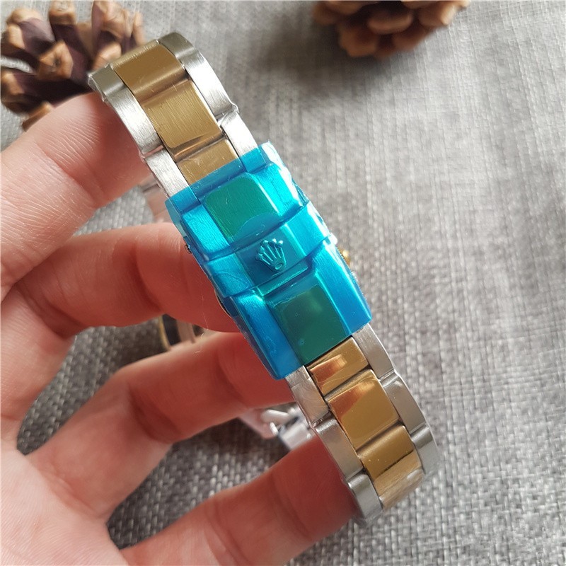 Rolex สไตล์ใหม่ Greeny Series Quartz Movement นาฬิกาสวิสนาฬิกาข้อมือนาฬิกาแฟชั่นเทรนด์ - รูปที่ 6