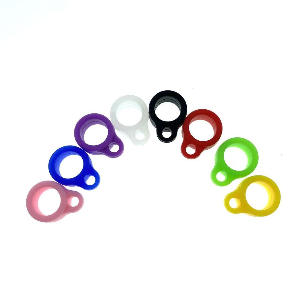 ร้านมิกะ ▏ 30ชิ้นมัลติฟังก์ชั่ซิลิโคนยืดหยุ่นแขวนแหวนลายเซ็นหน้าปากกาพลิกทุ่มเทป้องกันการสูญหายเชือกแหวนกันลื่นป้องกันการล้มออกแบ - รูปที่ 2