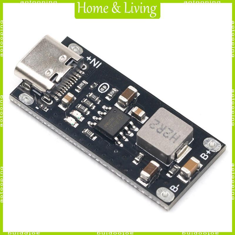 AOTOO บอร์ดชาร์จเร็ว IP2312 โหมด CC-CV พร้อมกระแสไฟตัวบ่งชี้