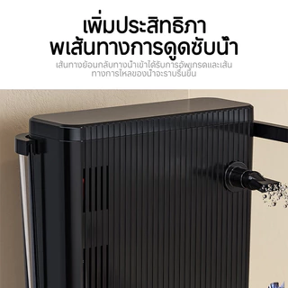 ตู้ปลาไซส์ใหญ่ ออกแบบเป็นชิ้นเดียว มาพร้อมช่องกรองซ่อนในตัว มีปั๊มน้ำและไฟสามสีในตัว