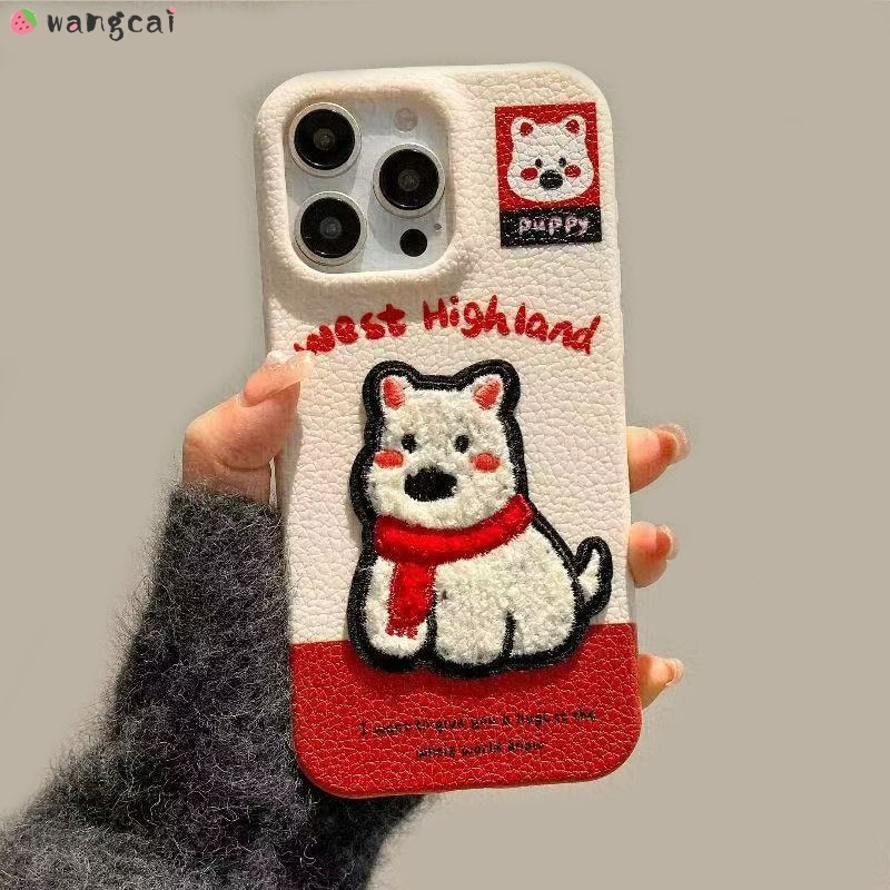 สําหรับVivo V40 V30 V29 Lite V27 V23 V20 V27 V15 Pro V27e V17 Neoเคสโทรศัพท์3Dตุ๊กตาเย็บปักถักร้อยWestieสุนัขลูกสุนัขหมีเพนกวินฤดูหนาวน่ารักการ์ตูนนุ่มปลอกกรณีฝาครอบ - รูปที่ 6