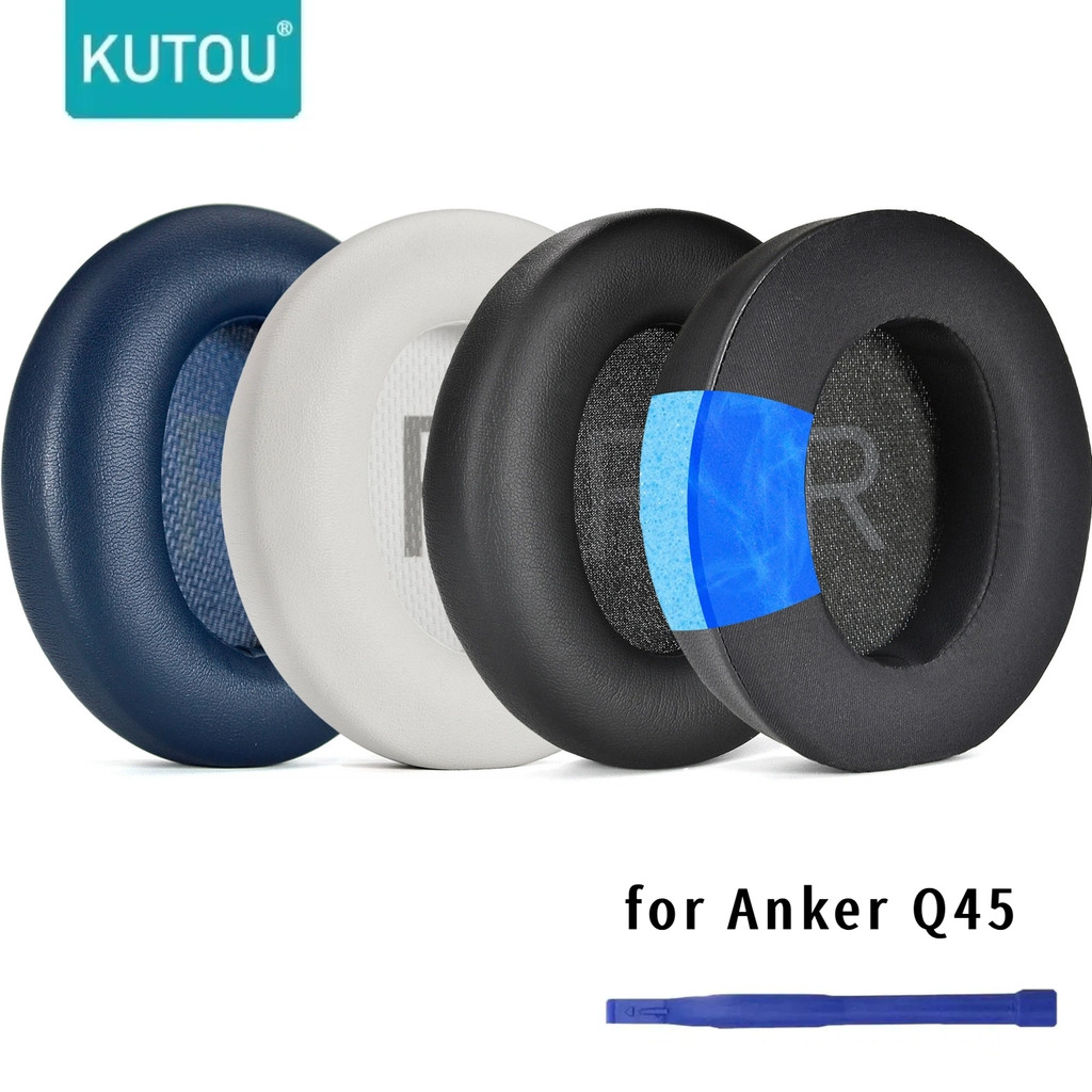 Earpads Replacement for Anker Soundcore Space Q45 Headphones Replacement Soft Protein Earpads Earmuf