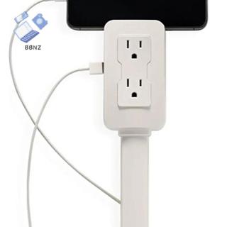 [BBNZ] ปลั๊กไฟ Expander 2 ซ็อกเก็ต 180° การหมุนยืดความยาวราง…