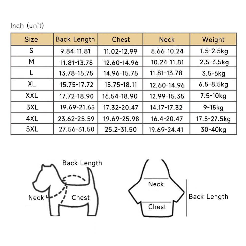 HITTIME 1.5-40 กก.เสื้อผ้าสุนัขฤดูหนาวที่อบอุ่นลูกสุนัขแมวเสื้อกันหนาวสําหรับขนาดเล็ก Medeium สุนัขขนาดใหญ่ถักเสื้อกันหนาว Pug Chihua Coat Bulldog Pullover สัตว์เลี้ยงเสื้อผ้า L5M1 - รูปที่ 7