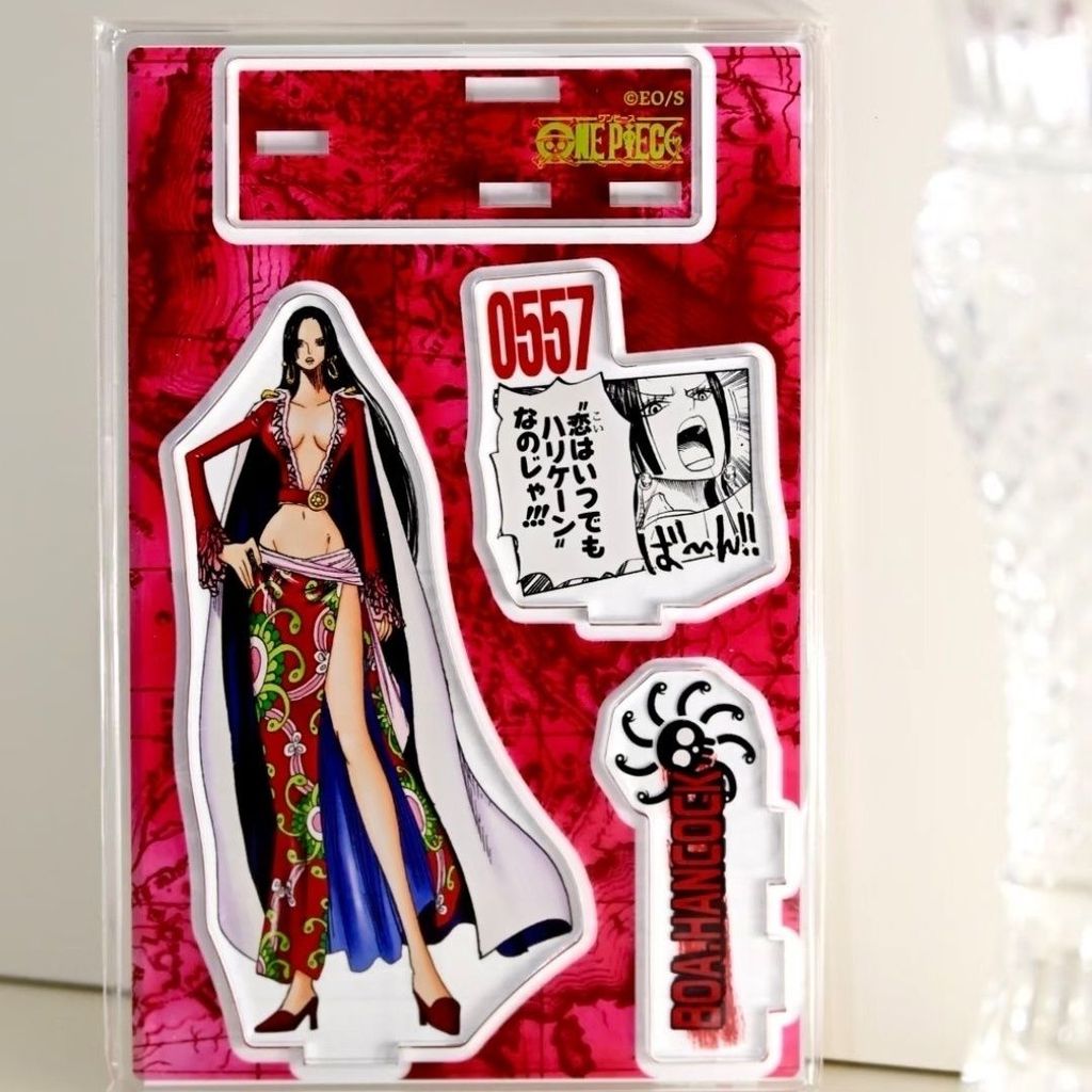 Boa Hancock วันเกิดอะคริลิค One Piece อะนิเมะสินค้าคอลเลกชันรูปโต๊ะตกแต่งเครื่องประดับ Accesorios น่ารัก