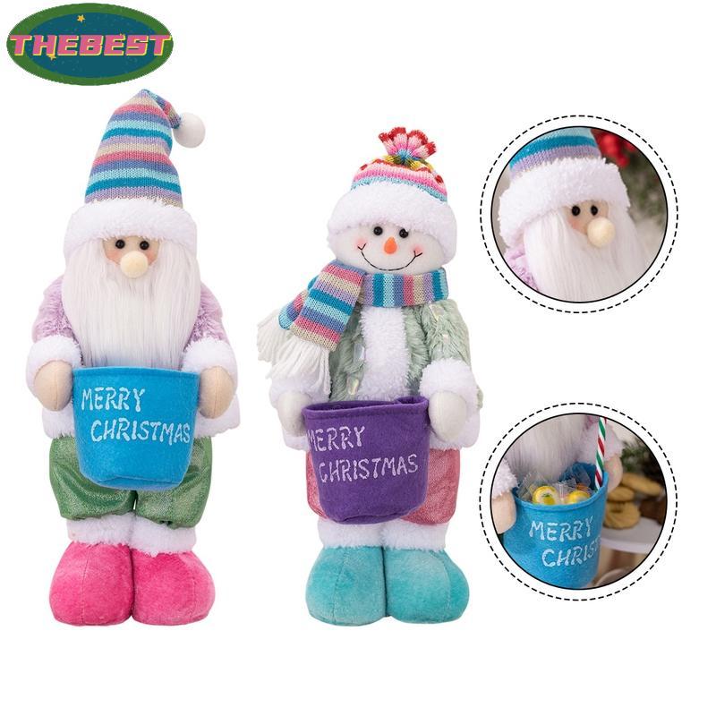 <Thebest>Christmas Ornament Colorful Christmas Doll Easy To Clean Ornament For MantelsHot Sale