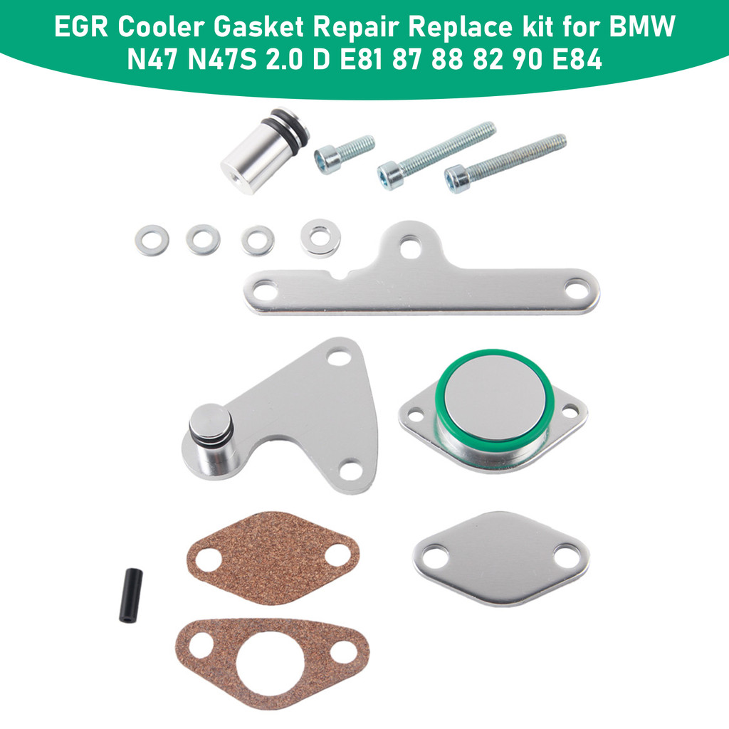 ชุดซ่อมเปลี่ยนปะเก็นหม้อน้ำ EGR สำหรับ BMW N47 N47S 2.0 D E81 87 88 82 90 E84