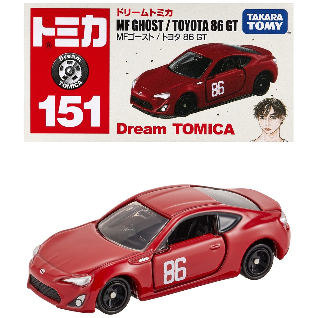 Takara Tomy Dream Tomica No.151 MF Ghost Toyota 86 GT Mini รถเหล็กของเล่นใหม่